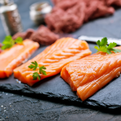 Lomo salmón con piel